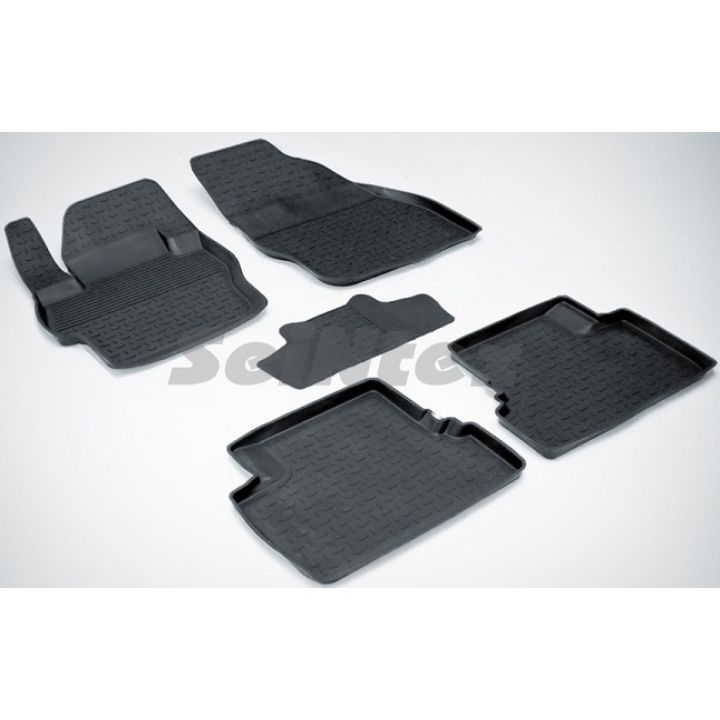 Килимки в салон для Mazda 3 '09-13, чорні (Seintex)