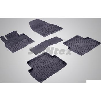 Килимки в салон для Mazda 3 '14-18, чорні (Seintex)