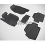 Коврики в салон для Mitsubishi Pajero Sport '08-16 резиновые, черные (Seintex)