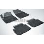 Коврики в салон для Nissan Teana '08-14 резиновые, черные (Seintex)
