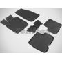 Коврики в салон для Renault Duster '10-15 резиновые, черные (Seintex)
