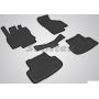 Коврики в салон для Skoda Octavia A7 '13- резиновые, черные (Seintex)