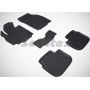 Коврики в салон для Suzuki SX4 '06-14 резиновые, черные (Seintex)
