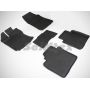 Коврики в салон для Toyota Venza '10-16 резиновые, черные (Seintex)