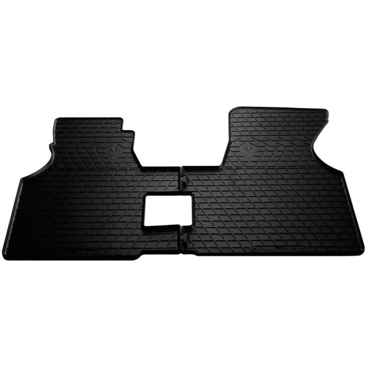 Коврики в салон для Volkswagen Transporter T4 '90-03, резиновые черные (Stingray)