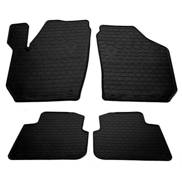 Коврики в салон для Skoda Roomster '07-15, резиновые черные (Stingray)