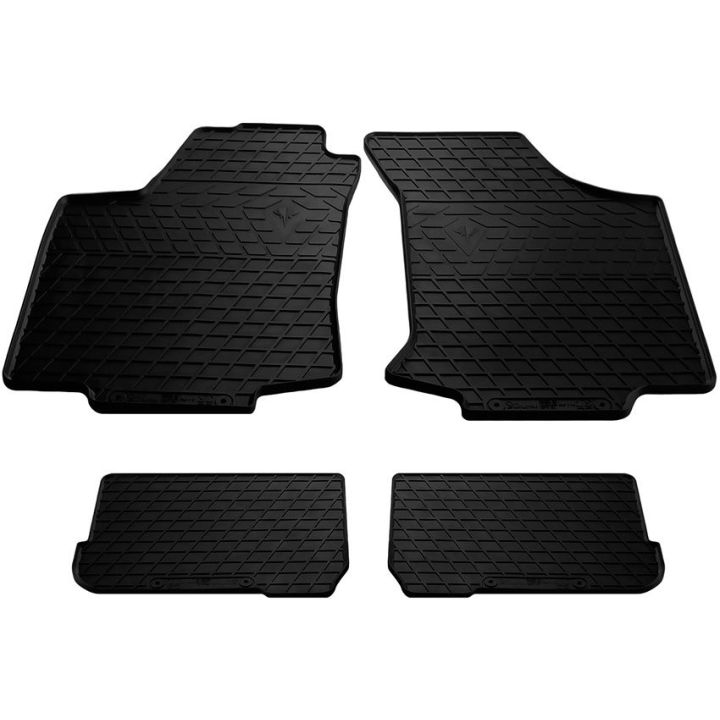 Коврики в салон для Volkswagen Golf III '91-97, резиновые черные (Stingray)