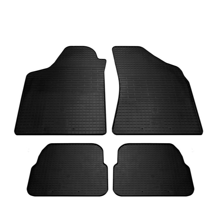 Коврики в салон для Volkswagen Passat B3/B4 '88-96, резиновые черные (Stingray)