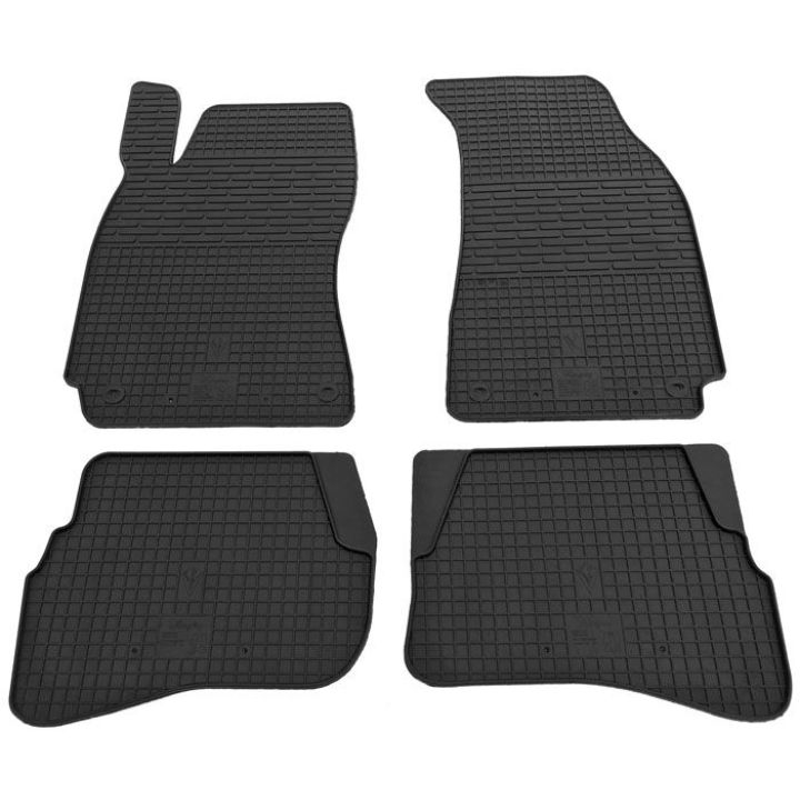 Коврики в салон для Volkswagen Passat B5 '97-05, резиновые черные (Stingray)