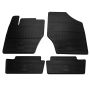Коврики в салон для Citroen C4 2011-, резиновые черные  (Stingray)