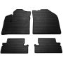 Коврики в салон для Ford Transit Connect 2003-, резиновые черные  (Stingray)