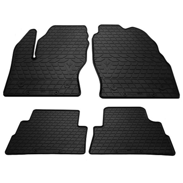 Коврики в салон для Ford Kuga 2013-, резиновые черные  (Stingray)
