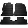 Коврики в салон для Honda Civic sedan (4d) 2000-2005, резиновые черные  (Stingray)