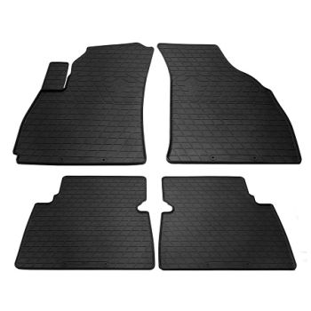Килимки в салон для Hyundai Santa Fe 2001-2006, гумові чорні (Stingray)