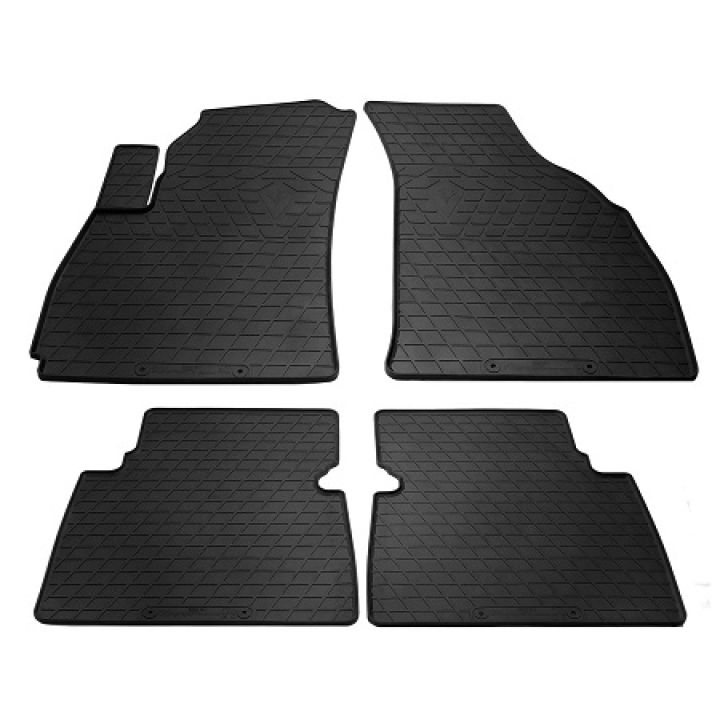 Коврики в салон для Hyundai Santa Fe 2001-2006, резиновые черные  (Stingray)