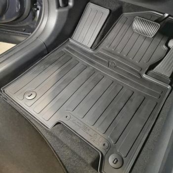 Килимки в салон для Hyundai Tucson (NX4) '21-, гумові чорні (Stingray)