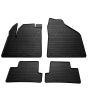 Коврики в салон для Jeep Cherokee KL 2013-, резиновые черные  (Stingray)