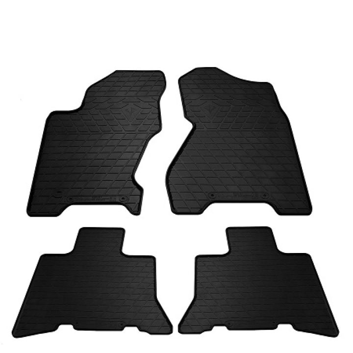 Коврики в салон для Jeep Grand Cherokee 1998-2004, резиновые черные  (Stingray)