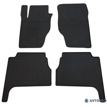 Килимки в салон для Kia Sorento 2002-2009, гумові чорні (Stingray)