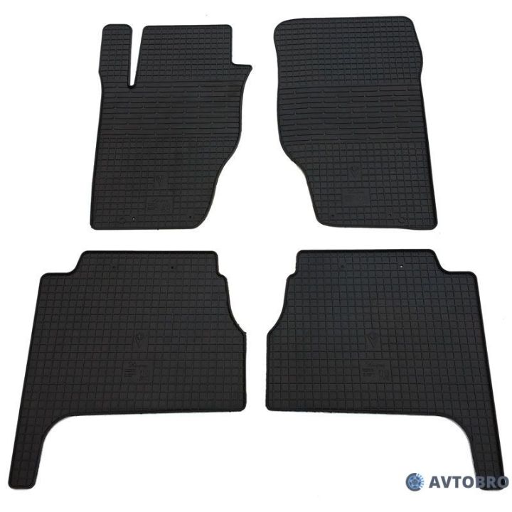 Коврики в салон для Kia Sorento 2002-2009, резиновые черные (Stingray)