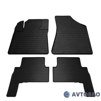 Килимки в салон для Kia Sorento 2009-2012, гумові чорні (Stingray)