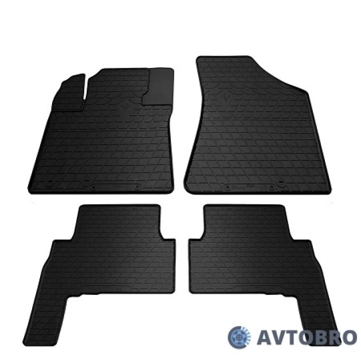 Коврики в салон для Kia Sorento 2009-2012, резиновые черные (Stingray)
