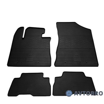 Килимки в салон для Kia Sorento 2012-2015, гумові чорні (Stingray)