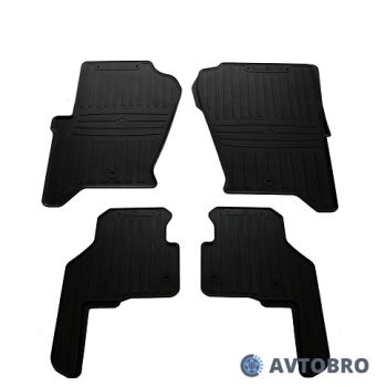 Коврики в салон для Land Rover Discovery IV 2009-, резиновые черные (Stingray)