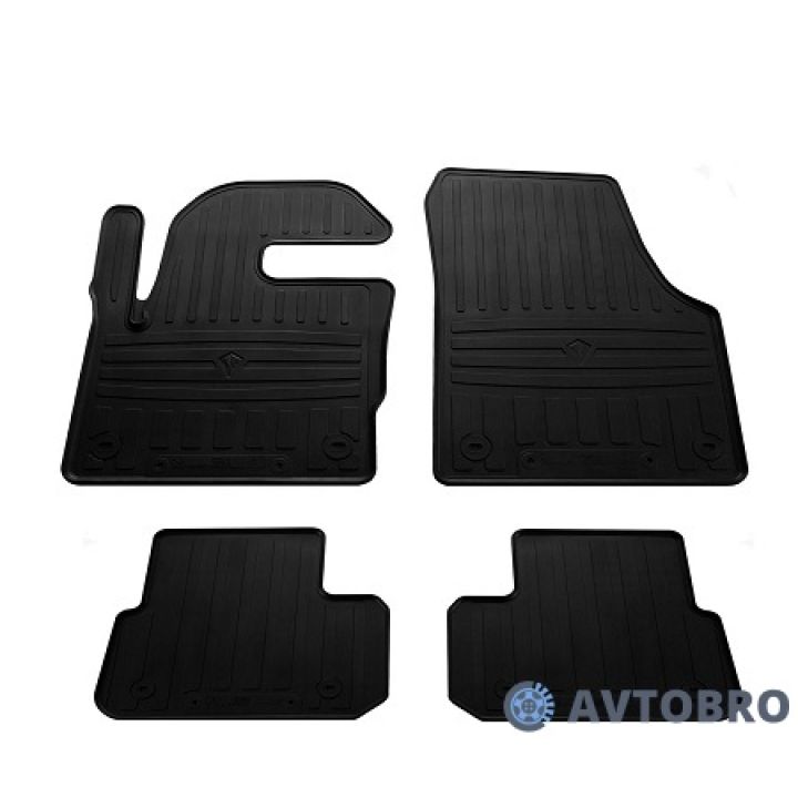 Коврики в салон для Land Rover Discovery Sport 2015-, резиновые черные (Stingray)