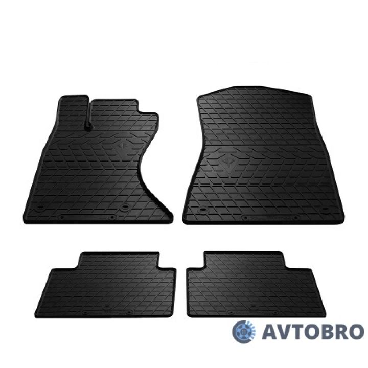Коврики в салон для Lexus GS '05-12, 4WD, резиновые черные (Stingray)