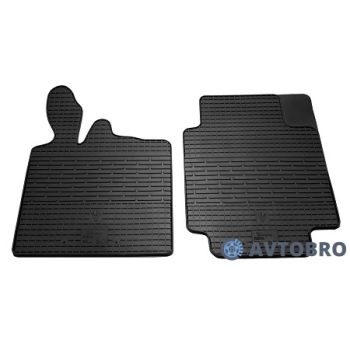 Килимки в салон для Mercedes Smart Fortwo '08-14, гумові чорні (Stingray)