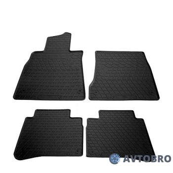 Килимки в салон для Mercedes S-Class W222 '13- (Long), гумові чорні (Stingray)