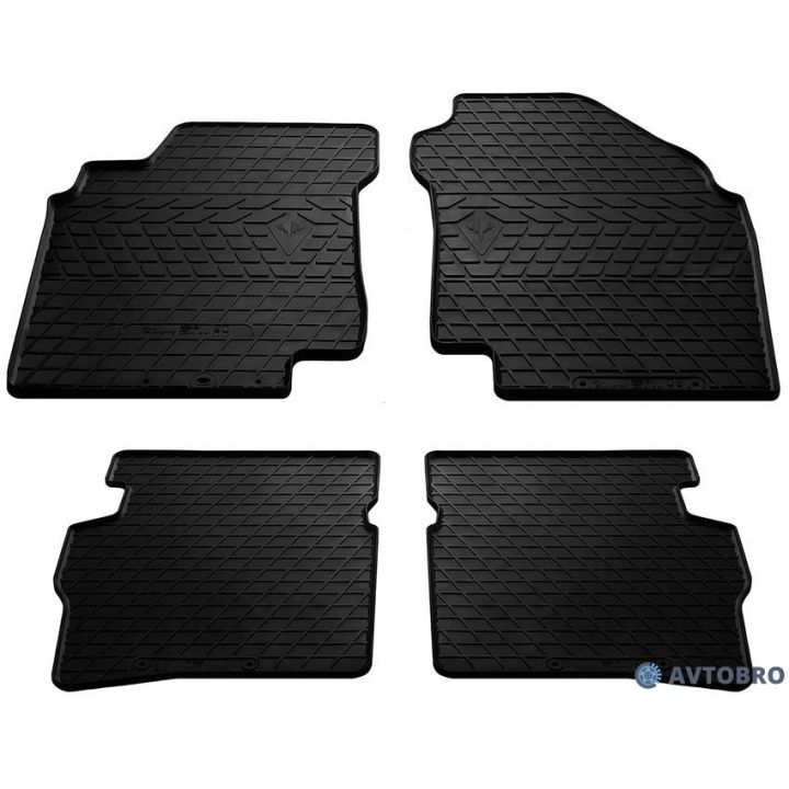 Коврики в салон для Nissan Maxima '00-06, резиновые черные (Stingray)