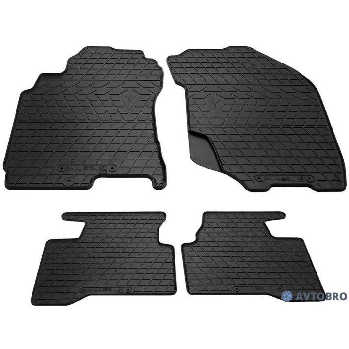 Коврики в салон для Nissan X-Trail '01-07, резиновые черные (Stingray)