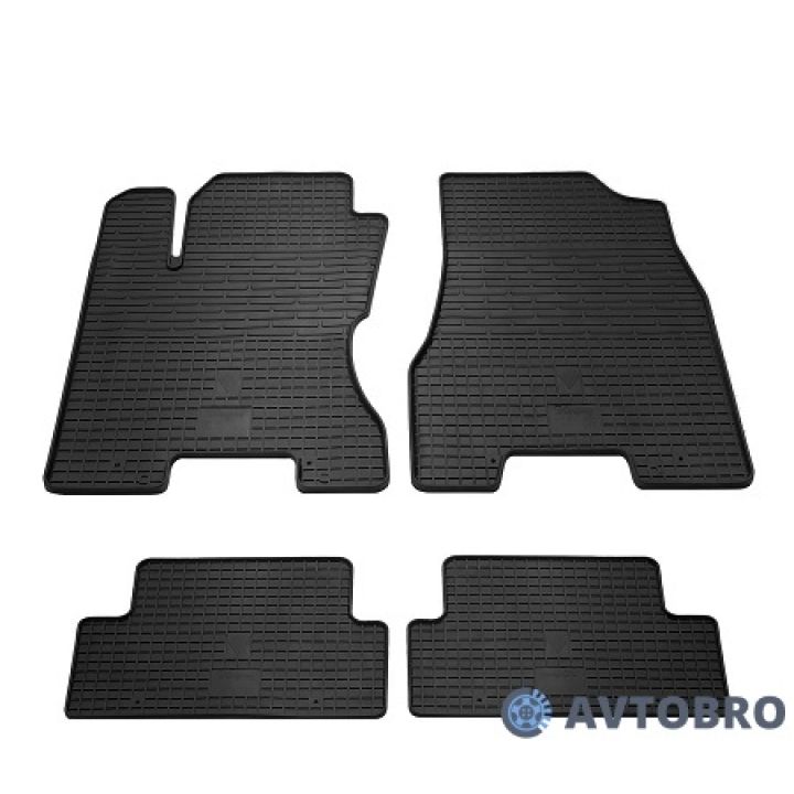 Коврики в салон для Nissan X-Trail '08-15, резиновые черные (Stingray)