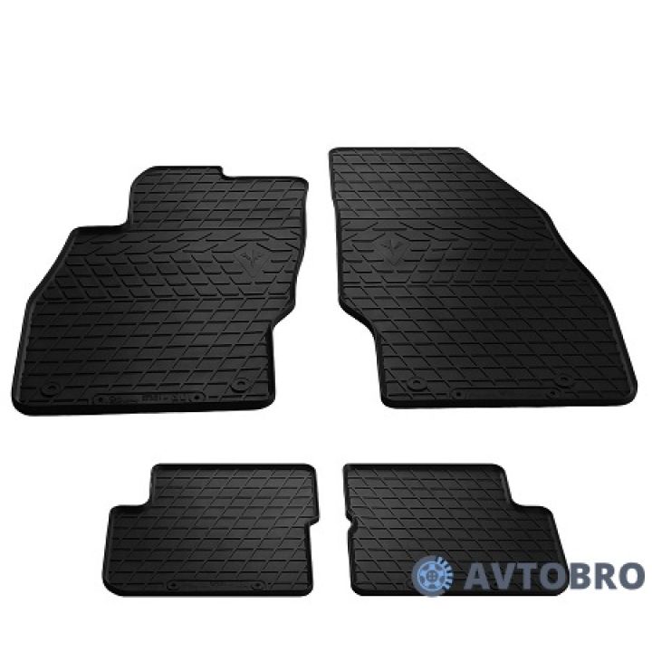 Коврики в салон для Opel Corsa D '06-14, резиновые черные (Stingray)