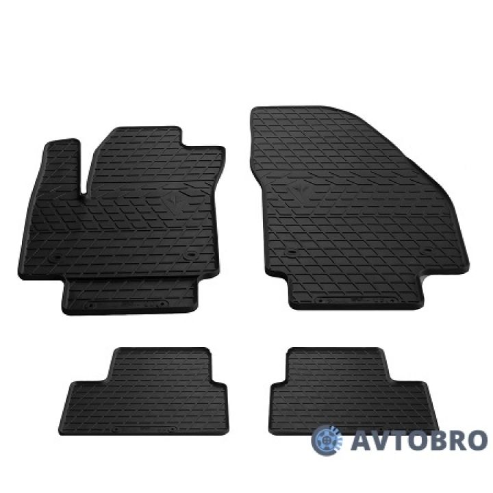 Коврики в салон для Opel Meriva '10-, резиновые черные (Stingray)