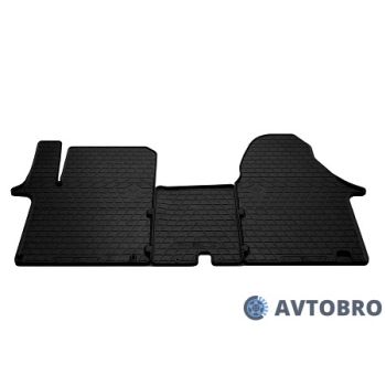 Коврики в салон для Opel Vivaro '01-14, резиновые черные (Stingray)