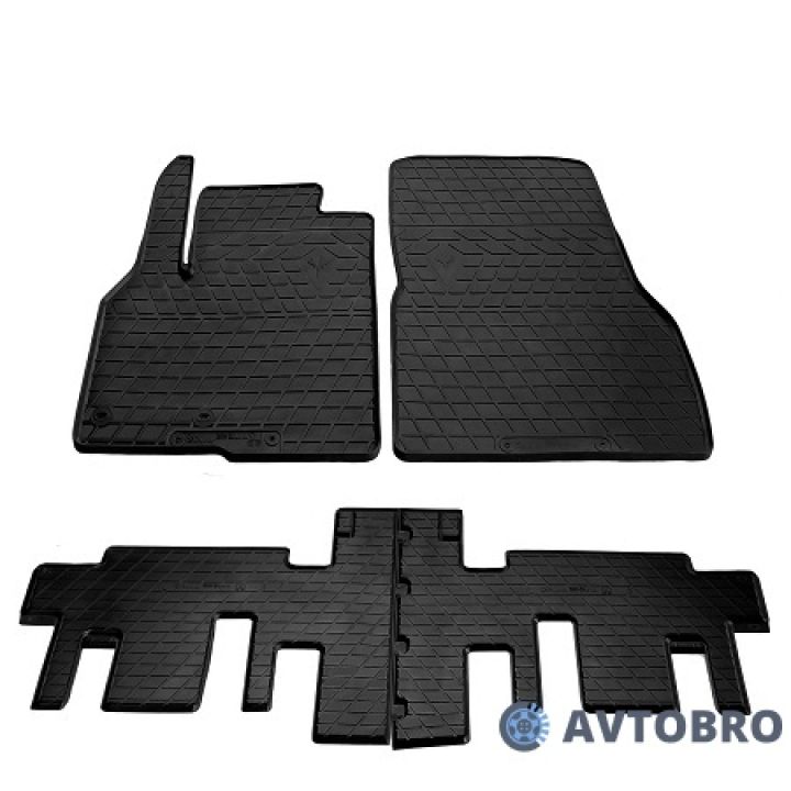 Коврики в салон для Renault Espace '02-14, резиновые черные (Stingray)