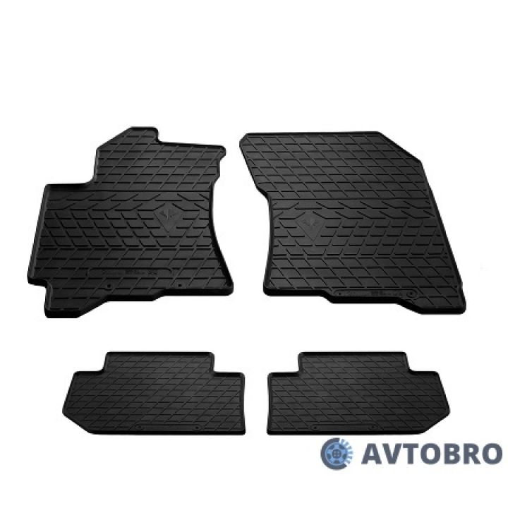 Коврики в салон для Subaru Tribeca '07-14, резиновые черные (Stingray)