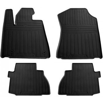 Коврики в салон для Toyota Tundra '07-13, резиновые черные (Stingray)