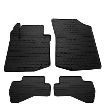 Килимки в салон для Toyota Aygo '05-14, гумові чорні (Stingray)