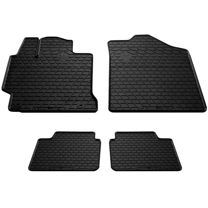 Коврики в салон для Toyota Camry V50/55 2011 - 2017, резиновые черные (Stingray)