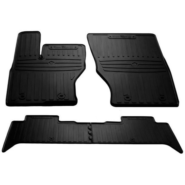 Коврики в салон для Toyota FJ Cruiser '06-, резиновые черные (Stingray)