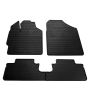 Коврики в салон для Toyota Yaris '06-10, резиновые черные (Stingray)