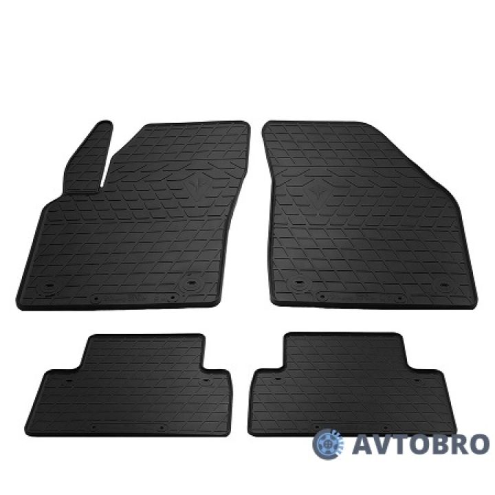 Коврики в салон для Volvo S40 '04-12, резиновые черные (Stingray)