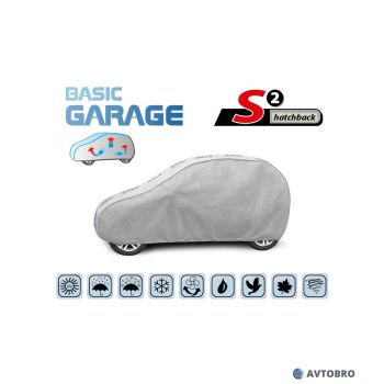 Тент автомобильный для хетчбэка "S2" 3.20см-3.32см „Basik Garage”