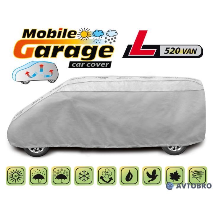 Чехол-тент автомобильный для микроавтобуса "L520" 5.20см-5.30см „Mobile Garage”