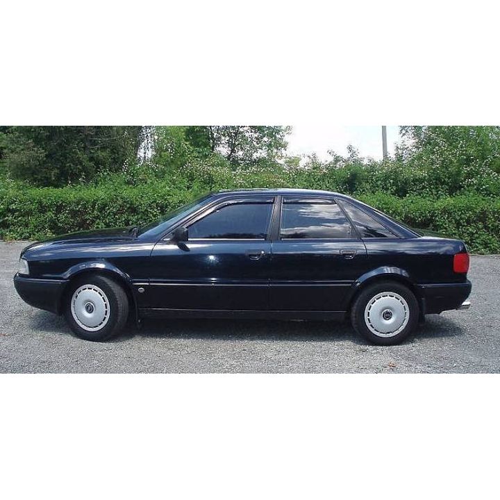 Дефлекторы окон для Audi 80 '86-95, седан, (Cobra Tuning)