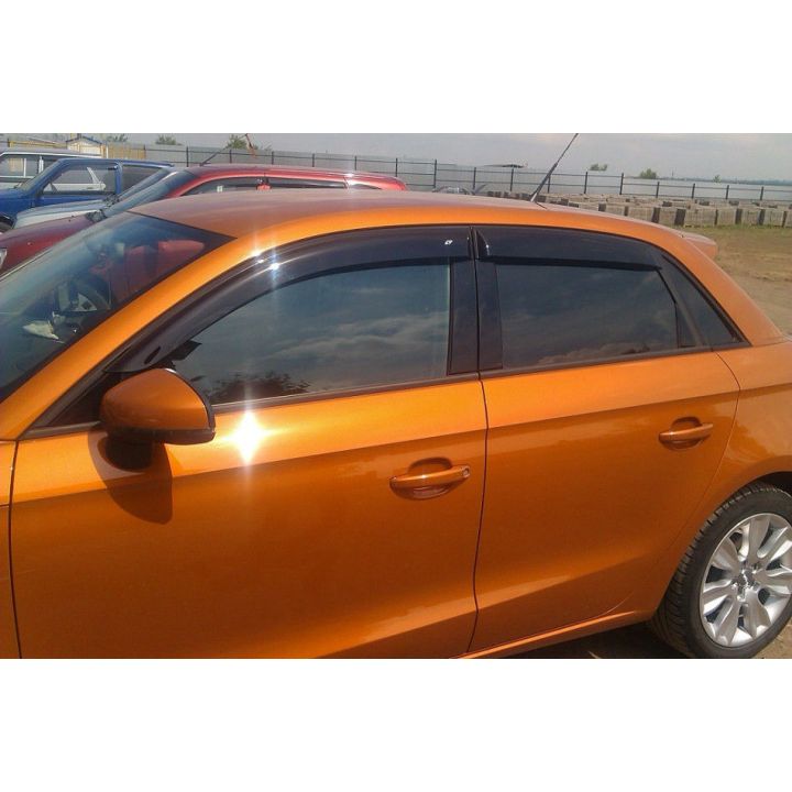 Дефлекторы окон для Audi A1 '10-, хетчбек 5дв., (Cobra Tuning)